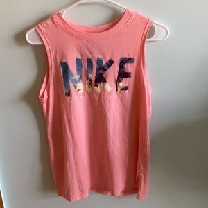 Peach Nike Muscle Tank